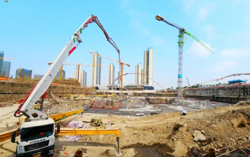 徐工泵車“團建”珠海橫琴科學城！