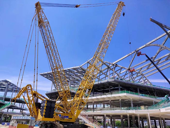 【全球之履】泉州站 XGC400-I——體育館建設大顯身手！