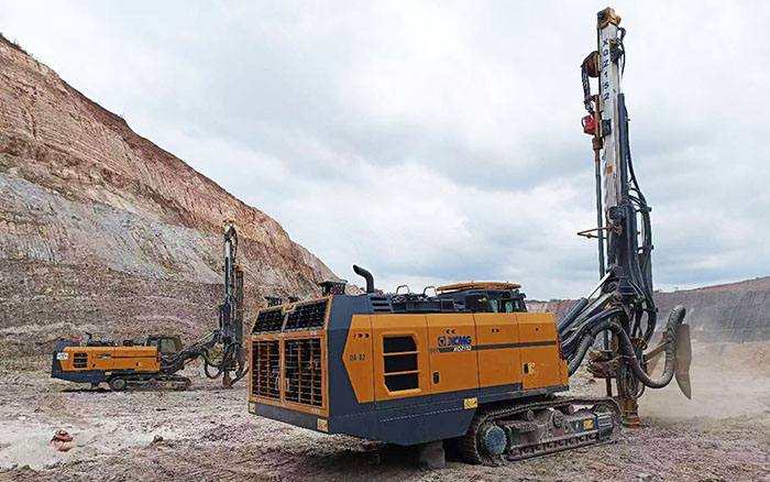 首次進(jìn)軍非洲銅礦！徐工潛孔鉆機(jī)日進(jìn)尺416m