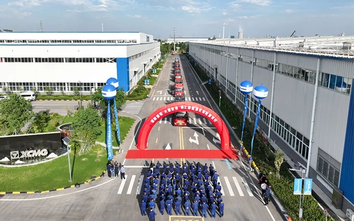 發(fā)車！100+徐工新能源電動(dòng)叉車盛大交付