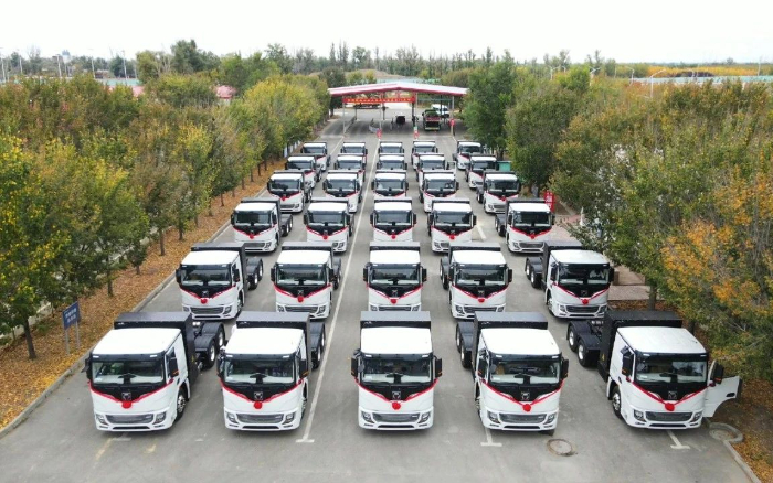 脫碳“換”綠進(jìn)行時！徐工新能源重卡批量交付西北