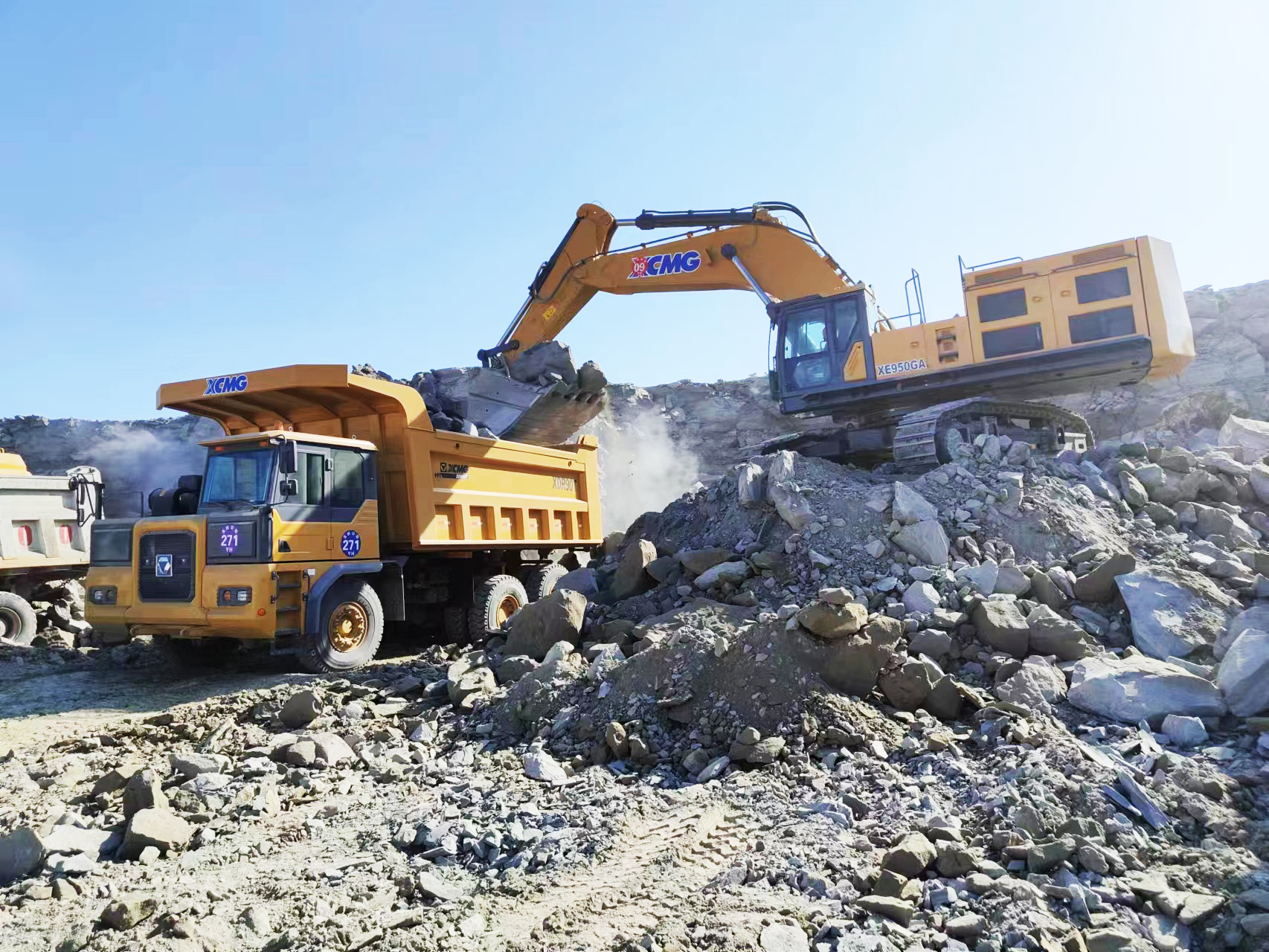 “黃金搭檔”—XE950GA與XDR90完美組合，高效賦能礦山開采