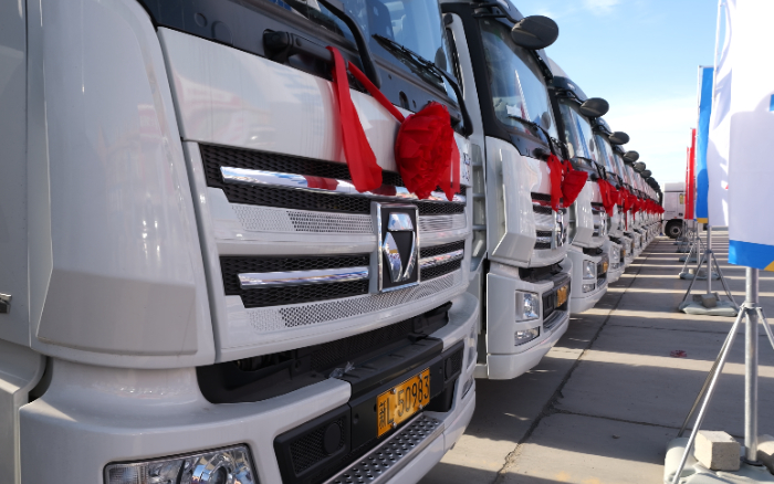 低碳先鋒！徐工天然氣牽引車批量交付西北客戶