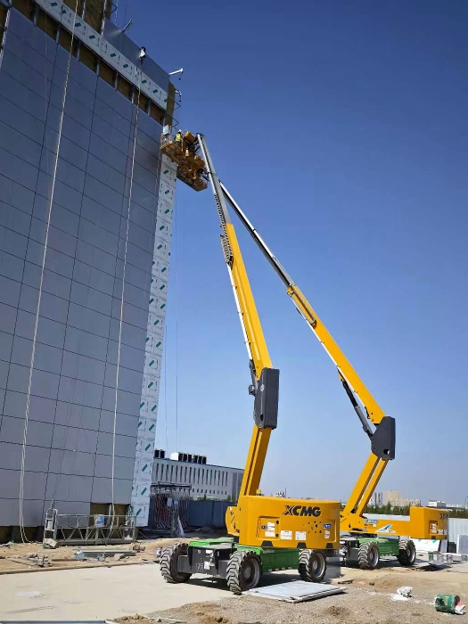 智慧物流中心外立面零碳施工，徐工XGS28ACK-Li成綠色施工密鑰