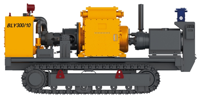 BLY300/10礦用履帶式泥漿泵車(chē)