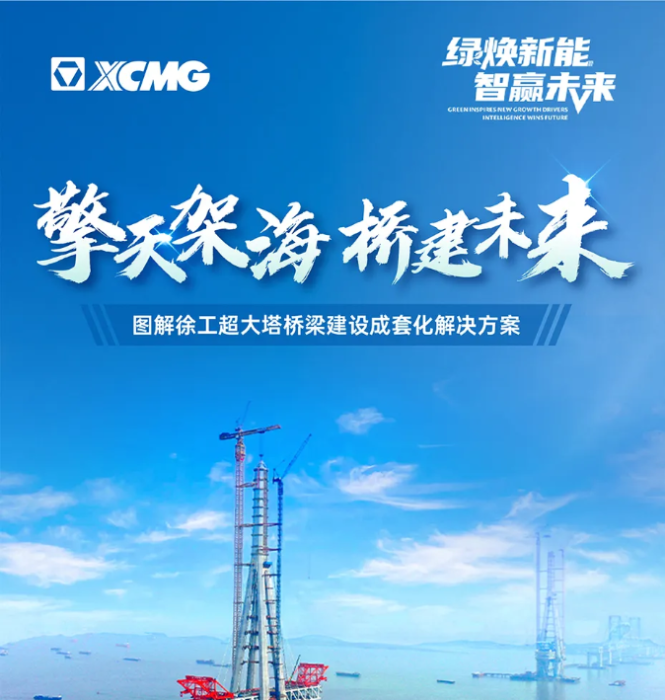 擎天架海 橋建未來 | 圖解徐工超大塔橋梁建設成套化解決方案