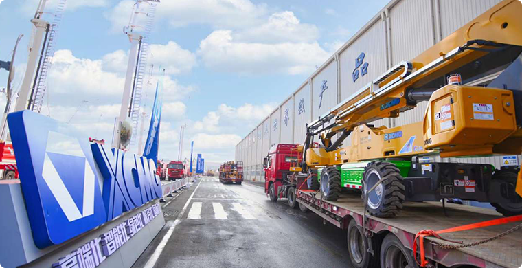 徐工高空作業(yè)平臺2024年度開門紅批量發(fā)車