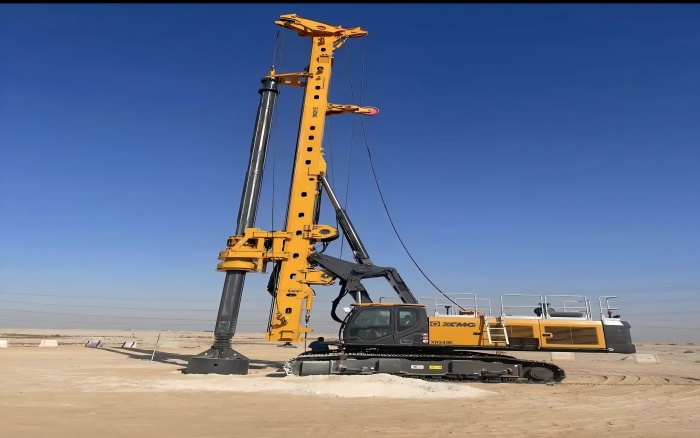 提速中東房建！徐工旋挖鉆機單日累計進尺200m