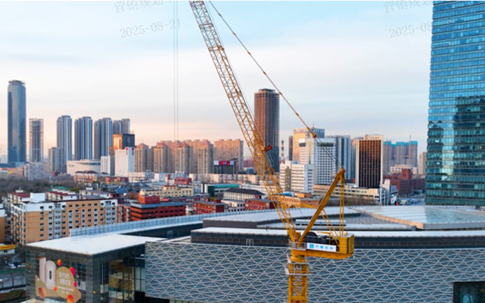 助建摩天雙子塔 | 徐工動臂塔機閃耀“云端”