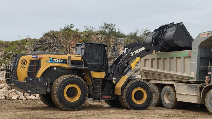 徐工XC9108-EV純電動裝載機(jī)助力海外石材礦山綠色高效運(yùn)營