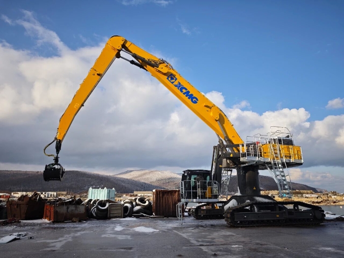 【工程特種兵】港口建設(shè)新寵兒！徐工XE850M抓料機上新！