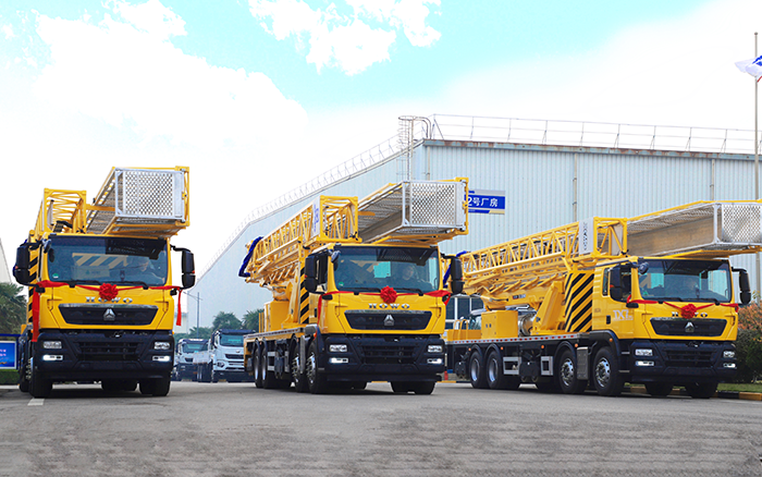 實用為王，破解路橋檢測難題！ 徐工橋梁檢測車批量啟程西部