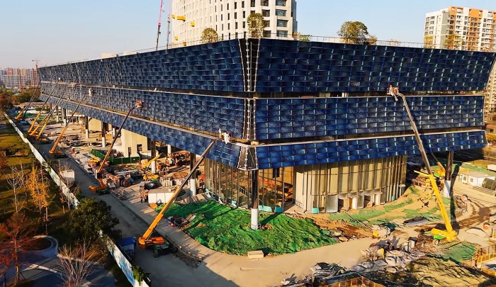 為千年運河“筑舟”！徐工成套化高空作業(yè)平臺助力運河博物館建設