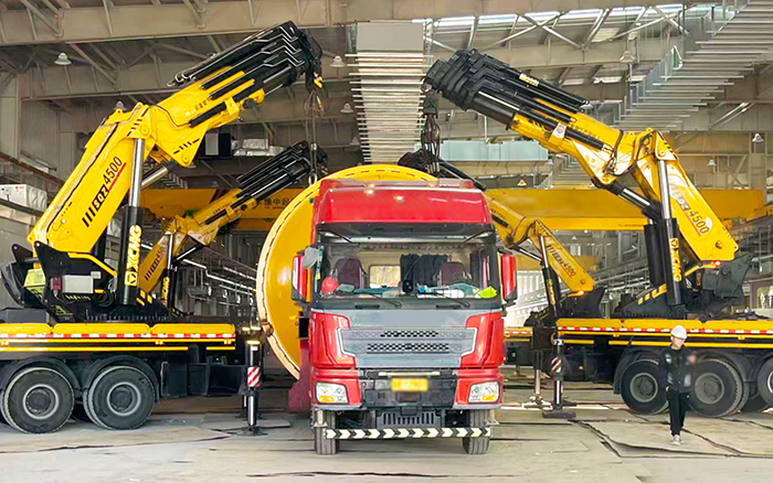 四臂聯(lián)動(dòng)破局！徐工 SQZ4500C 低矮廠房 “扛鼎” 160t