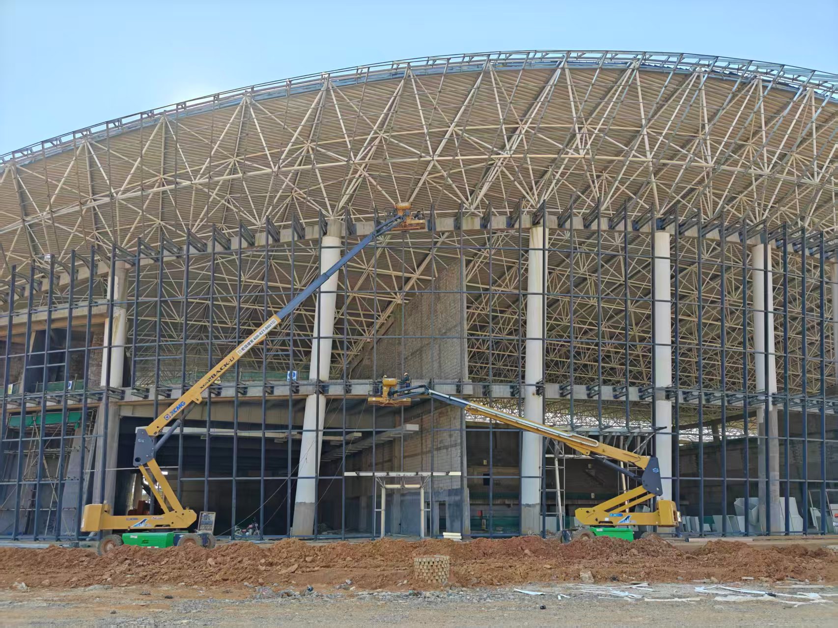 乒乓公園建設(shè)提速！XGS28ACK-Li助力打造廣西靖西運(yùn)動(dòng)新地標(biāo)